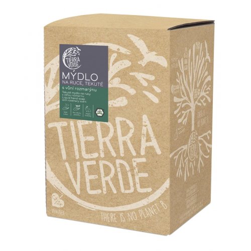 Tekuté mydlo na ruky s vôňou rozmarínu 100ml čapovanie Tierra Verde
